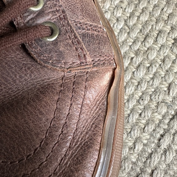 Vans Brown High-Top Men's Shoes - Picture 8 of 9